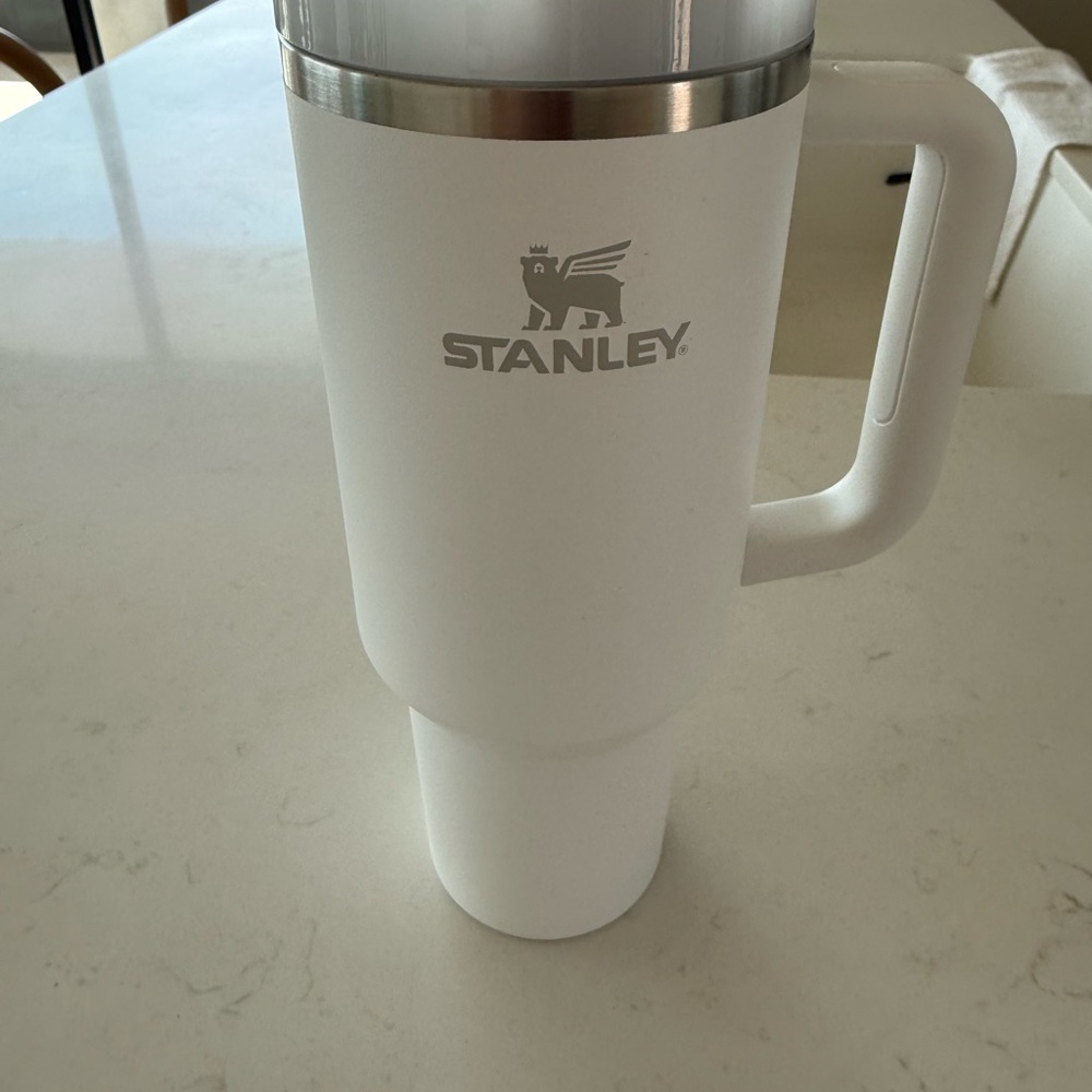 Stanley White Tumbler with Handle